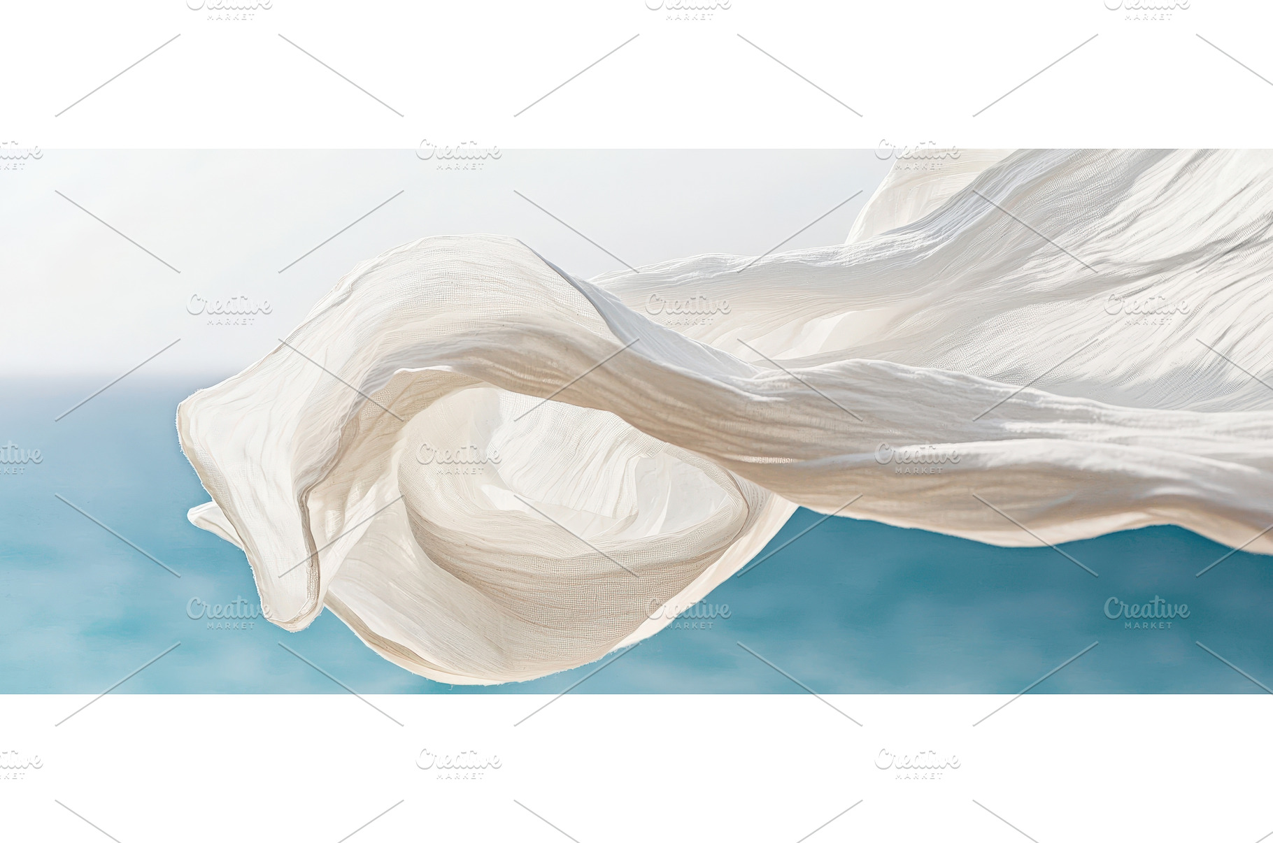 Ocean Breeze & Linen – Minimalist, a Holiday Photo by Rodica Ciorba