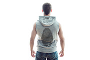 Sleeveless Hoodie Mock-Up, a Hoody Mockup by Freeman Studio (Thumbnail 12 of 17)