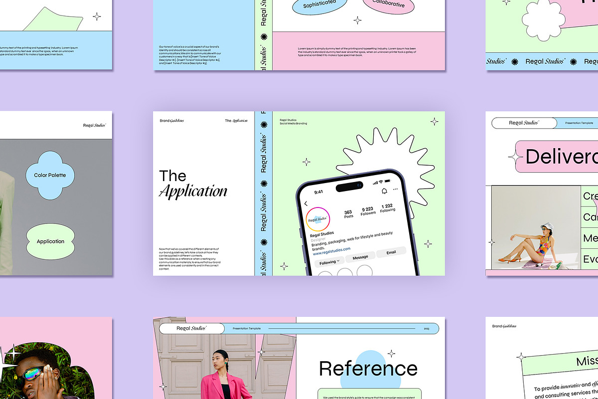 Regal - Brand Guideline, a Presentation Template by Sixtysix Labs (Photo 7 of 8)