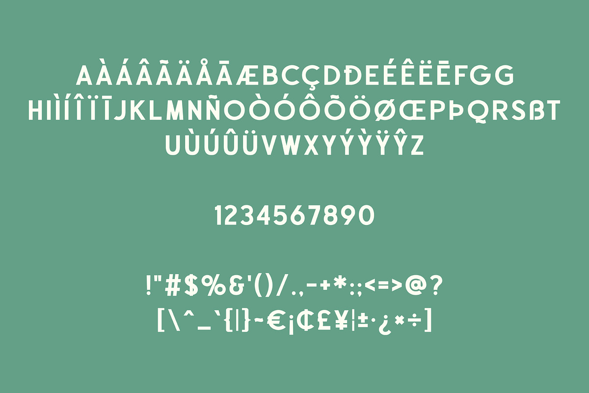 Dumont Typeface preview 2