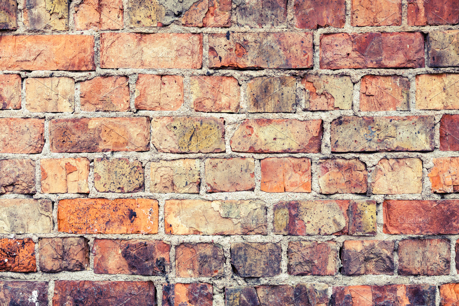 Grunge brick wall background, an Abstract Photo by BOOCYS