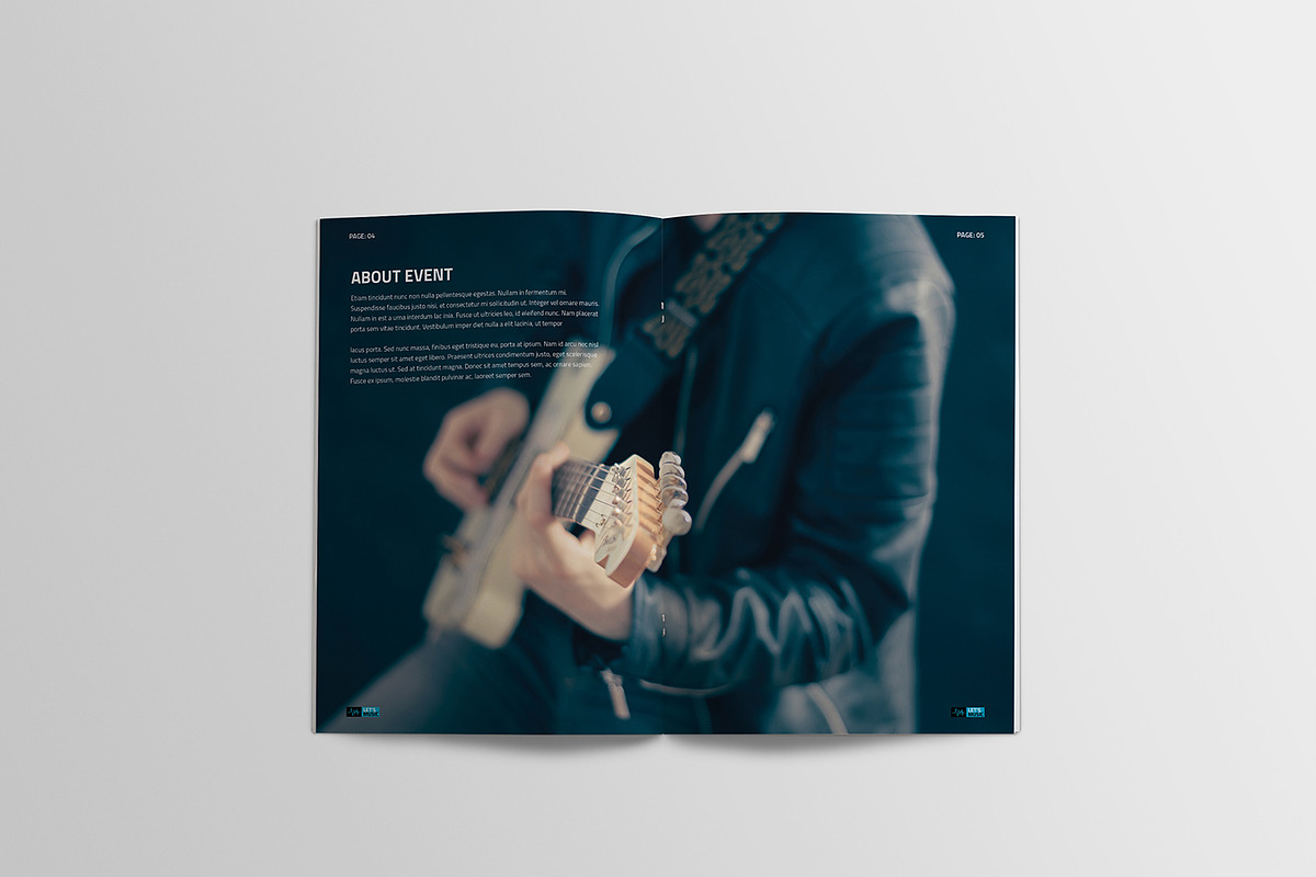 Music Festival Brochure+Ticket, a Brochure Template by SmmrDesign (Photo 8 of 20)