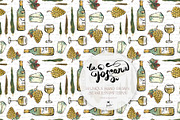 Tuscany Tiles Wine Seamless Patterns, a Pattern Graphic by KaramfilaS (Thumbnail 5 of 18)