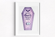 Mental Health Goth Clipart PNG pack, a Healthcare Illustration by Sonch' s Curiosities (Thumbnail 3 of 3)