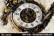 Clocks & Watches Distressed Overlays, an Illustration by ephemoire (Thumbnail 7 of 9)