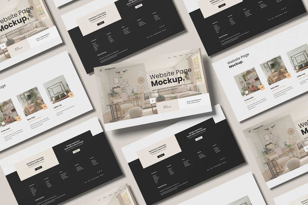 Variant Website Page & Screen Mockup, a Mac Mockup by My Code Std (Photo 4 of 6)