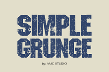 Simple Grunge - Grunge Font Types