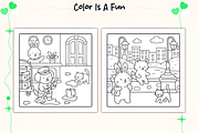 Fuzzy Life Cute and Comfy Coloring, an Animal Illustration by Design Station (Thumbnail 2 of 4)