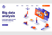 Isometric Landing Page Template, a Templates & Theme by alexdndz (Thumbnail 4 of 31)