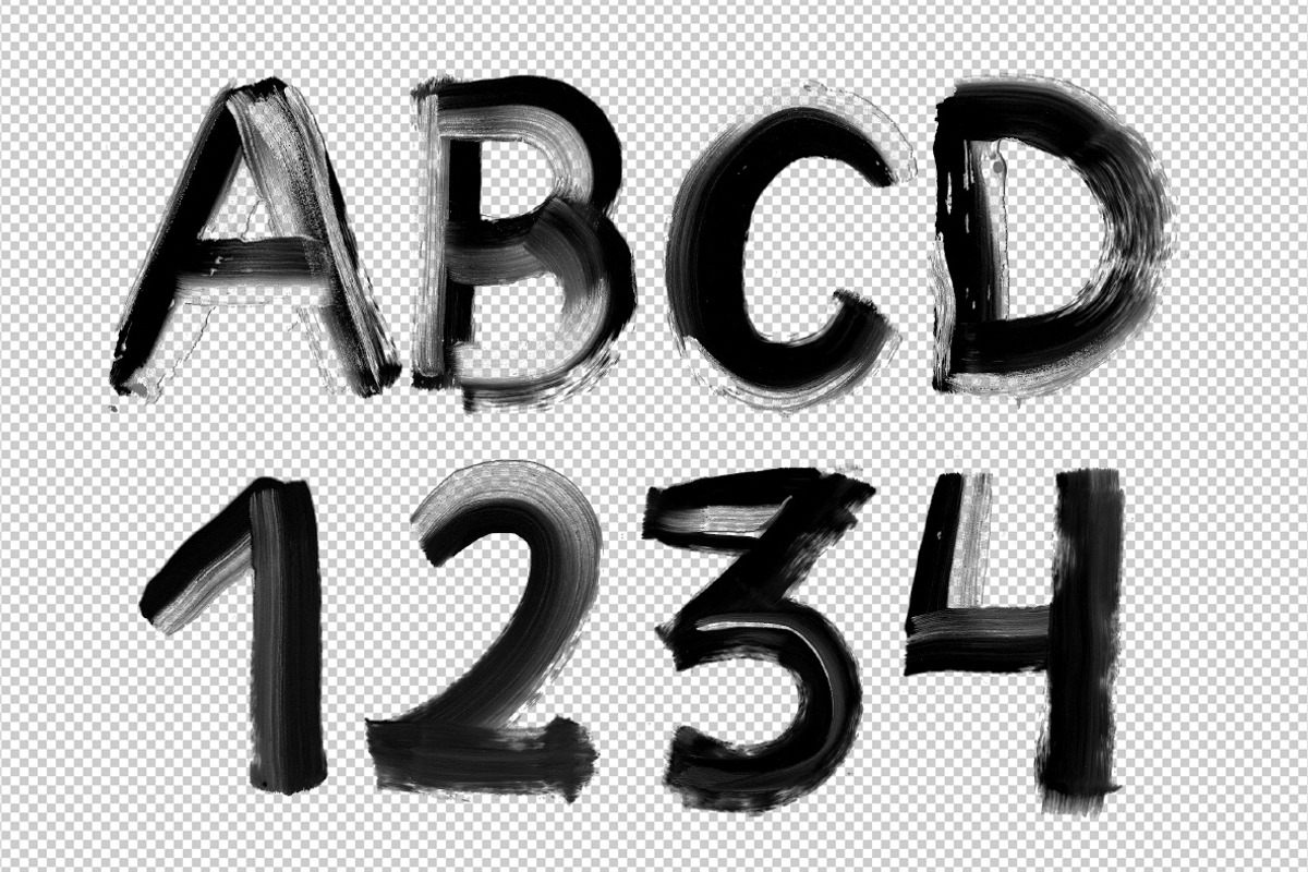Black Brush Paint Font, a Script Font by Handmadefont (Photo 9 of 9)