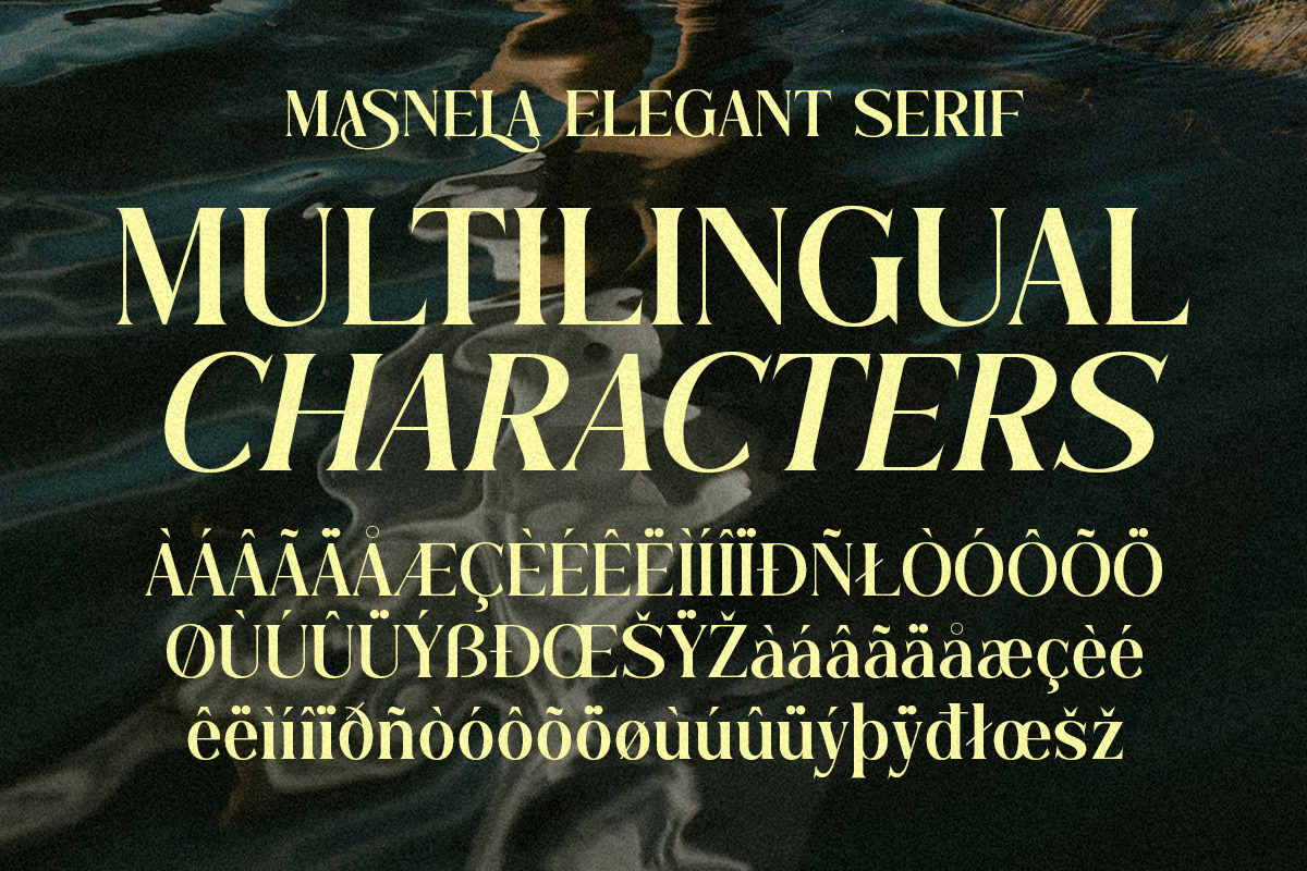 Masnela - Elegant Serif Font, a Serif Font by Shakira Studio (Photo 8 of 10)