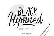 Black Hymned - Font Trio, a Script Font by Littlehand (Thumbnail 1 of 9)