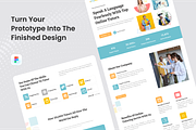 Trytors - Online Course Landing Page, an UI Kit Template by SquidPixey (Thumbnail 4 of 5)