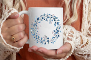 Whimsy Folk Art Botanic Frame Clipar, an Illustration by designcity5 (Thumbnail 4 of 5)