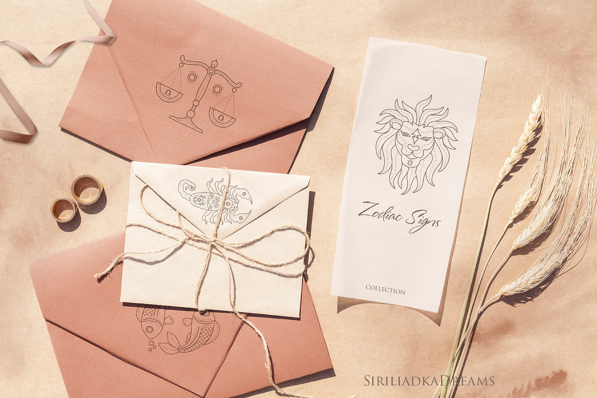 Zodiac Signs | Horoscope Symbols, an Illustration by Siriliadka Dreams (Photo 10 of 12)