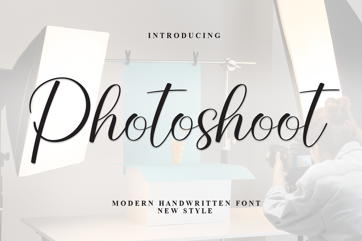 Photoshoot | Script Font, a Handwritten Font by Scratchones (Photo 1 of 8)