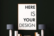 15 mockup of posters in the interior, a Print Template by FilL239 (Thumbnail 16 of 16)