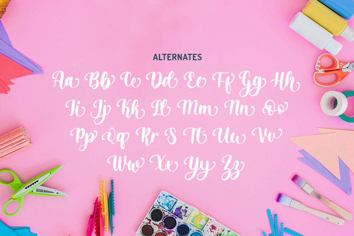 Bellachia - A Craft Font, a Font by Almarkhatype (Photo 9 of 10)