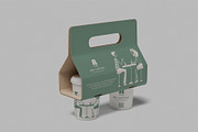 Holder Coffee Cup Mockup, a Packaging Mockup by Hokagata (Thumbnail 4 of 6)