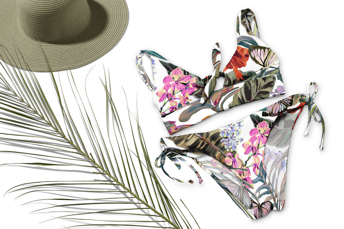 Dreamscape. Tropical patterns, a Pattern Graphic by emeraldthue (Photo 6 of 6)