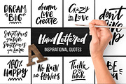 32 Hand lettered quotes, an Illustration by piyacler (Thumbnail 1 of 6)