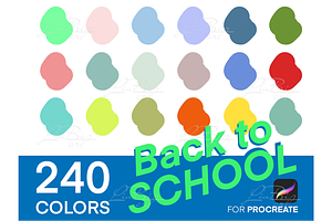 240 Procreate School Color Palette