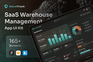 WareTrack - SAAS Warehouse UI Kit, an UI Kit Template by Agensip Design Agency