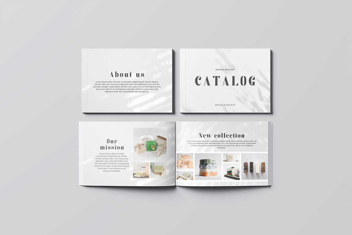 Magazine Landscape Mockup, a Magazine Template by graphicstory (Photo 4 of 10)