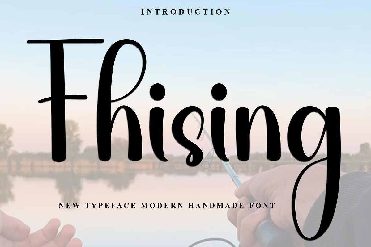 Fhising, a Handwritten Font by FreshTypeINK (Photo 1 of 6)