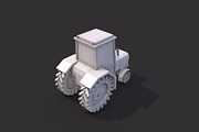 Low Poly Tractor, a Cars & Vehicle 3D Model by CreativeeArt (Thumbnail 7 of 8)