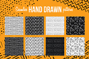 Seamless hand drawn patterns, a Pattern Graphic by The Odd Seed (Thumbnail 6 of 8)