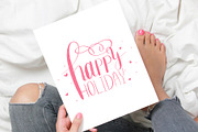 Handlettered Christmas Gift Box, an Illustration by Typography Prime (Thumbnail 9 of 13)