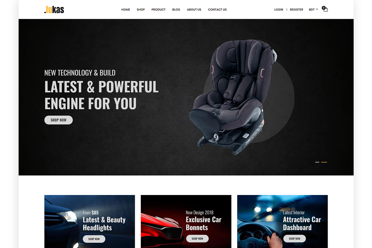 Car Parts Store Shopify Theme, a Shopify Template by HasThemes (Photo 3 of 3)