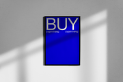 Framed poster mockup, a Mockup by Thunder Studio (Thumbnail 3 of 3)