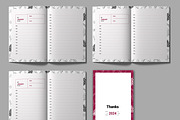 Daily Planner Template 2024, a Stationery Template by ContestDesign (Thumbnail 4 of 4)