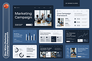 Blue White Marketing Campaign, a Presentation Template by Sixtemp (Thumbnail 1 of 3)