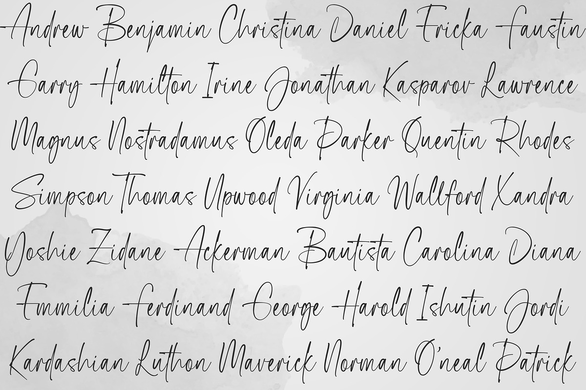 Primal Signature | Signature Script, a Handwritten Font by Lemonthe (Photo 5 of 9)
