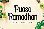 Puasa Ramadhan, a Font by Mozatype (Thumbnail 1 of 5)