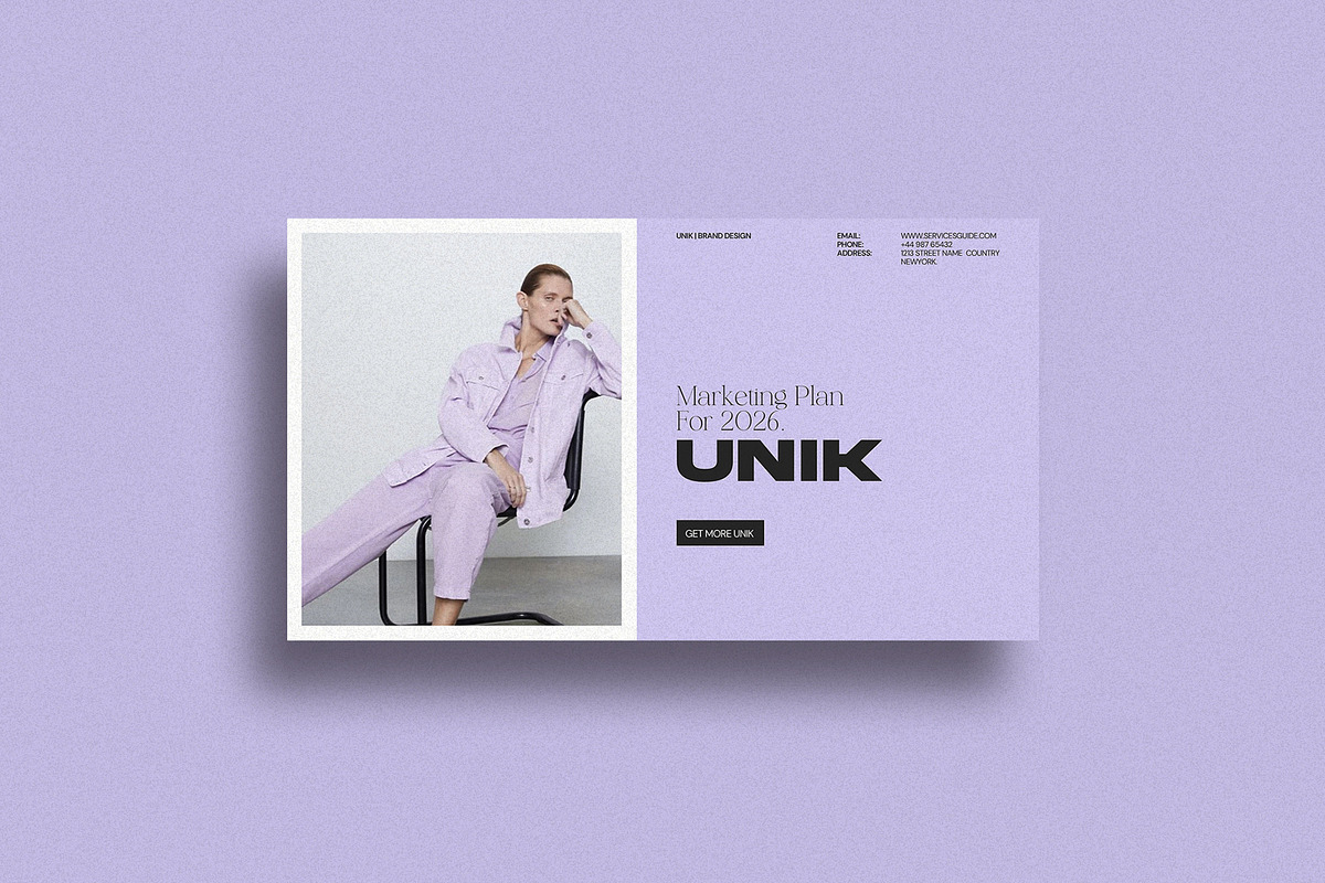 UNIK | Marketing Plan Presentation, a Presentation Template by SlideStock (Photo 8 of 8)