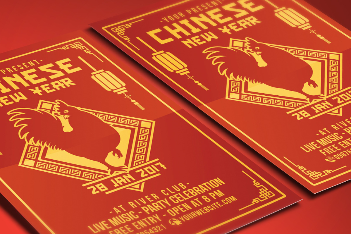 Chinese New Year 2017, a Flyer Template by Muhamad Iqbal hidayat (Photo 3 of 3)