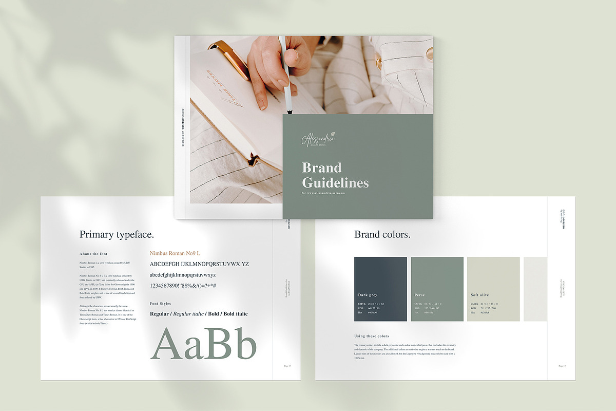 Alessandria - Brand Guidelines, a Brochure Template by Imagination Area (Photo 1 of 10)