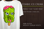 Zombie ice-cream, a Food Illustration by Nikelser (Thumbnail 2 of 3)
