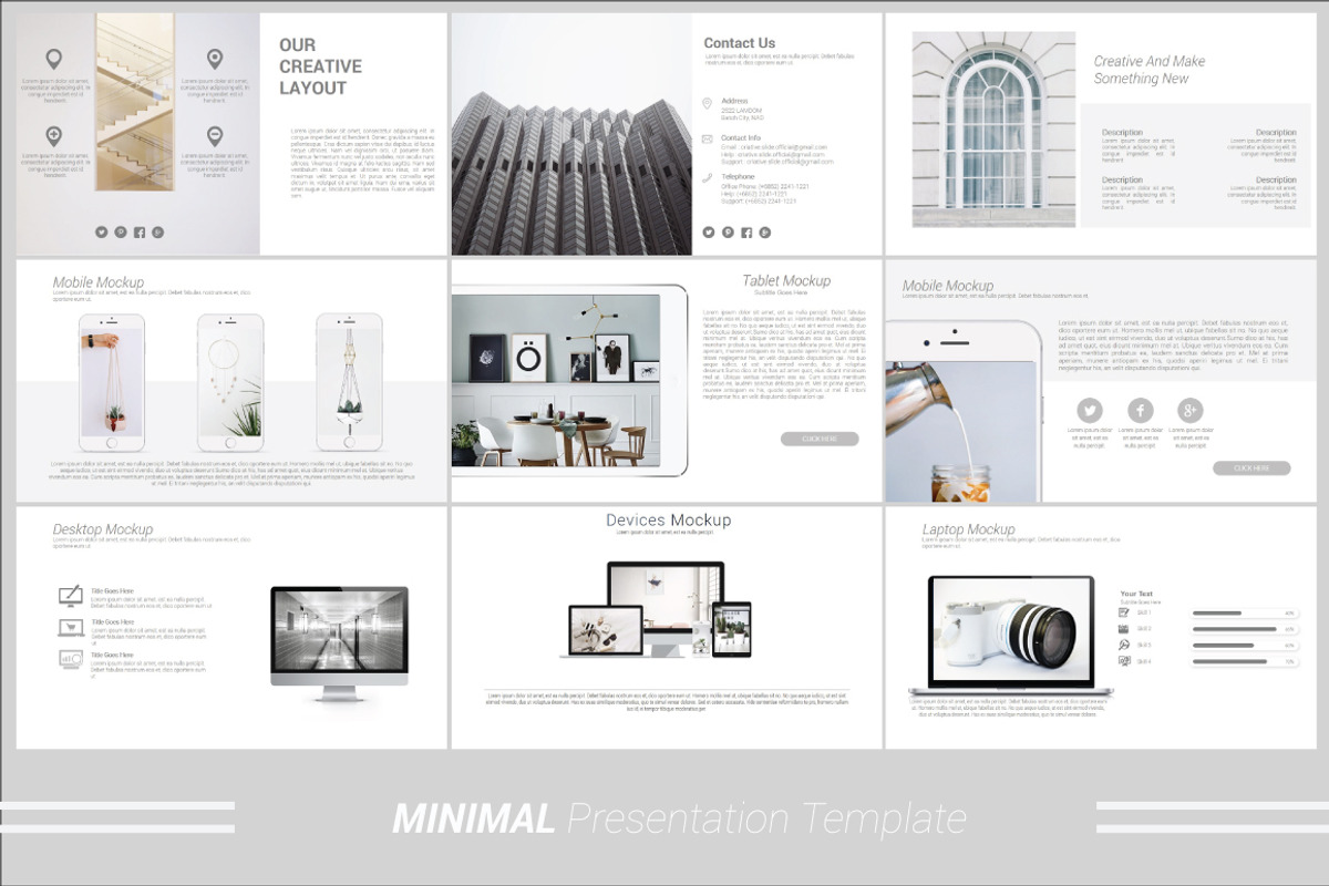 Minimal Powerpoint Template, a Presentation Template by Presentation Official (Photo 6 of 11)