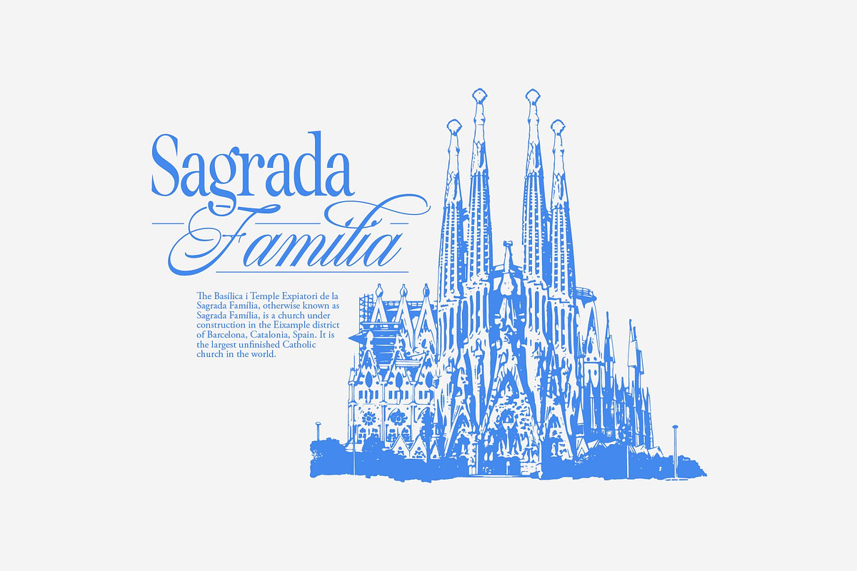 Barcelona · City landmarks, an Illustration by BluWisp (Photo 6 of 7)