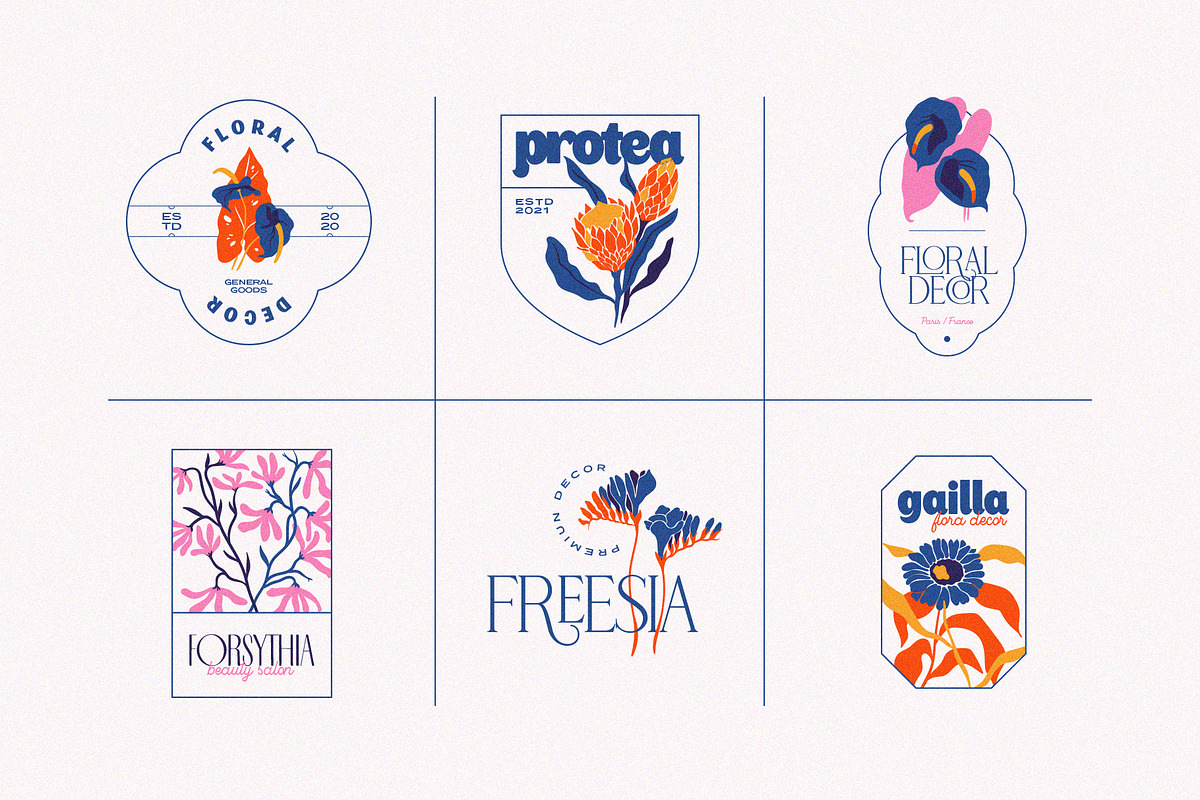 Trendy Flora Logo Kit, a Branding & Logo Template by KetteCreate (Photo 17 of 18)