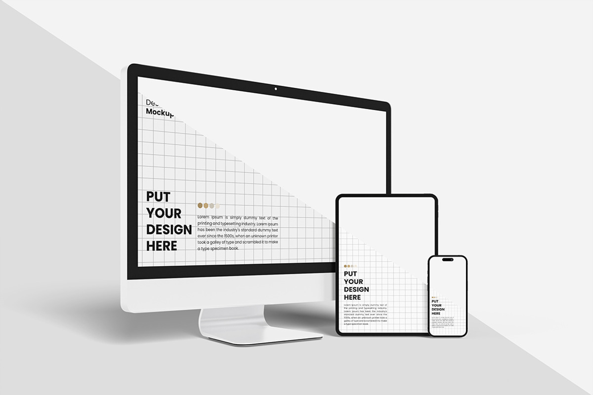 Multi Devices Mockup, an iPad Mockup by MA-KING_ART (Photo 3 of 3)
