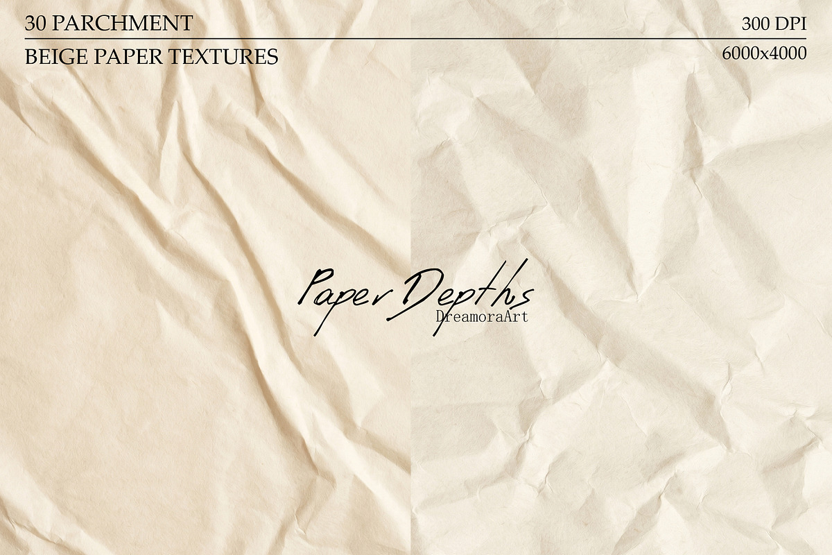 30 Beige Parchment Paper Textures, a Texture Graphic by DreamoraArt (Photo 9 of 14)