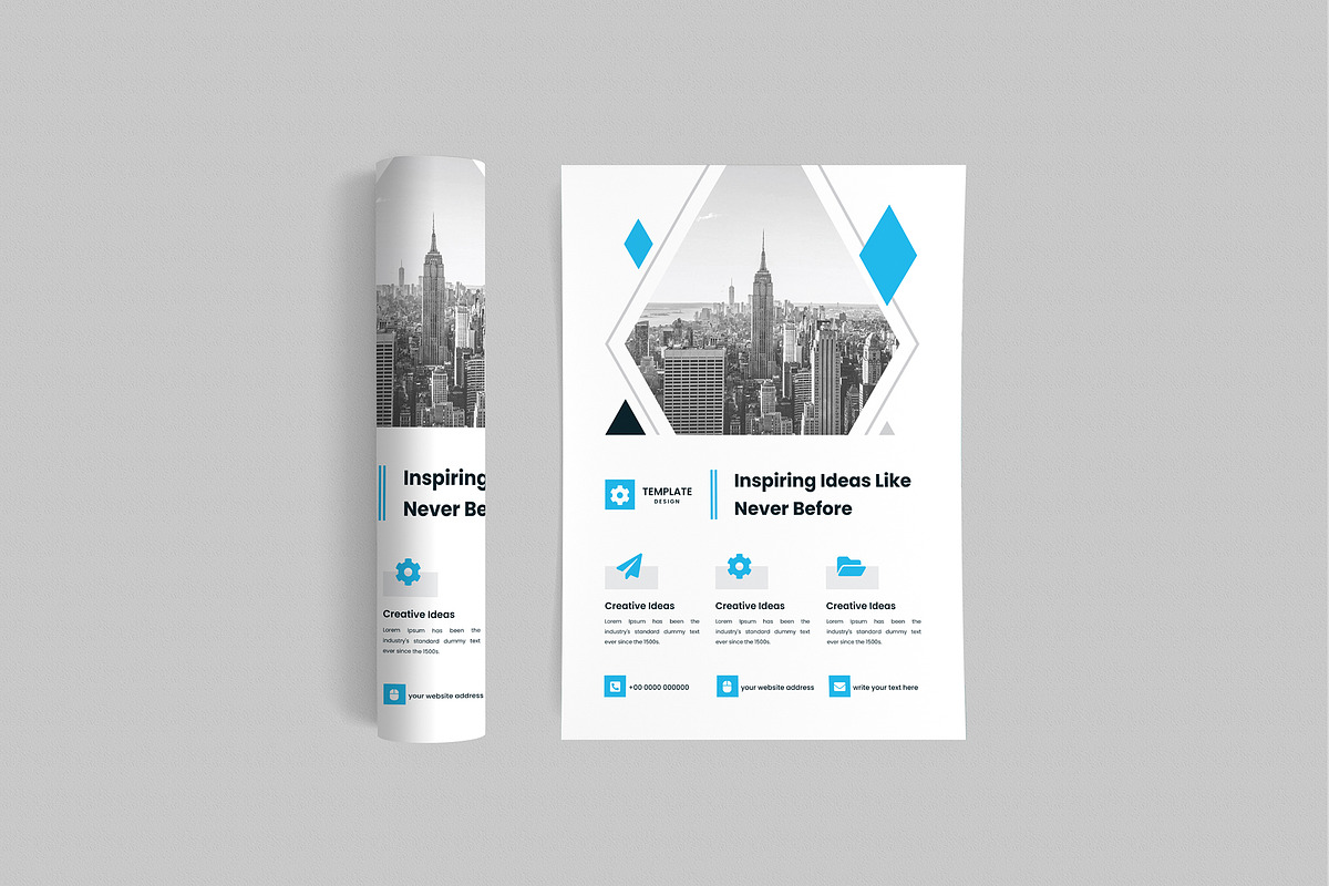 Minimal Clean Business Flyer Design, a Flyer Template by mijli (Photo 18 of 19)