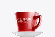 Ceramic Coffee Cup Mockup, an Advertising Mockup by OneVectorStock (Thumbnail 5 of 13)