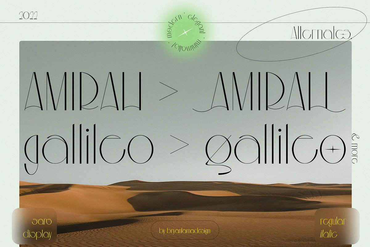 Aouar - Minimalist Font, a Sans Serif Font by StudioinBry (Photo 6 of 14)
